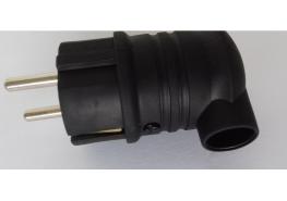 Щепсел 16A  ъглов гумиран IP44