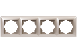 Рамка четворна Visage бежова
