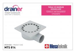 Сифон рогов MESA &Oslash; 50 150ммх150мм