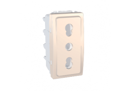 КонтактИталиански стандарт механизъм 16A 250 V AC Unica слонова кост ДО ИЗЧЕРПВАНЕ НА НАЛИЧНОСТИТЕ