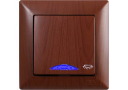 Ключ стълбищен светещ Visage тъмен махагон