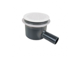 Сифон дънен кръгъл ф63 ABS