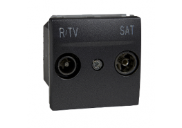 Розетка R-TV/SAT Unica Top/Class графит