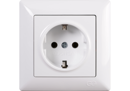 Контакт единичен Visage бял