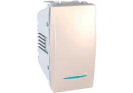 Ключ девиаторен схема 6 10А едномодулен механизъм Unica слонова кост ДО ИЗЧЕРПВАНЕ НА НАЛИЧНОСТИТЕ