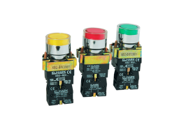 БУТОН С LED ИНДИКАТОР EL2-BW 3571 24V ЖЪЛТ