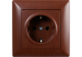 Контакт единичен Visage тъмен махагон