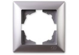 Рамка единична Visage сива