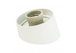 Права основа с фасунга Е27 бяла