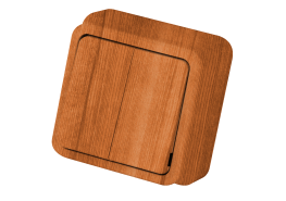 Ключ гюнсан сериен открит монтаж светъл махагон