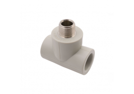 Полипропилен тройник ф32 - 1/2 с външна резба