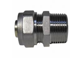 Връзка права външна резба ф32х1"	