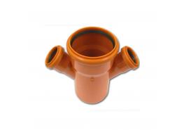 ПВЦ разклонител двоен ф50/110/50 - 45