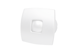 Вентилатор за баня с клапа бял  ф120