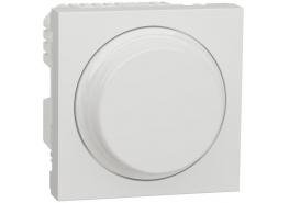 Димер ротативен R=5-200W C=5-150VA LED=5-100W 2 модука бял New Unica NU351418 ДО ИЗЧЕРПВАНЕ НА НАЛИЧНОСТИТЕ