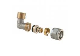 Връзка коляно външна резба ф20х3/4"