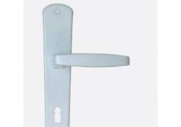 Дръжка обикновенна 70мм Капка бяла комплект