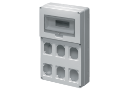 Табло за 6 контакта и 12 модула предпазители