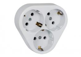 Контакт троен скрит монтаж  Класик 1