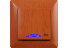 Ключ стълбищен светещ Visage светъл махагон