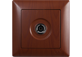 Контакт за TV Visage тъмен махагон