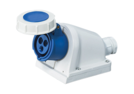 Неподвижен контакт HTN-1231 32А 1Р+N+Е 230V IP67