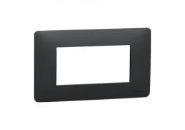 Четиримодулна рамка Unica Studio антрацит NU210454