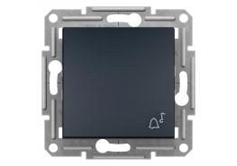 Бутон със символ звънец Asfora антрацит