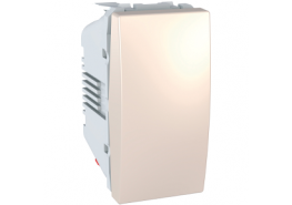 Ключ кръстат схема 7 10A 250VAC едномодулен механизъм Unica Слонова кост ДО ИЗЧЕРПВАНЕ НА НАЛИЧНОСТИТЕ