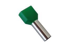 Кабелен накрайник изолиран 2х6мм2 TЕ6014/оранж/100бр в пакет