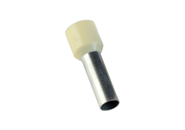 Кабелен накрайник изолиран 16мм2/18мм Е1618/млечно жълт/100бр в пакет