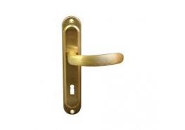 Дръжка обикновенна 70мм  месинг СОНИКО комплект