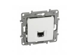 Компютърна розетка UTP cat.5 NILOE бял