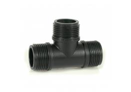 Полиетилен тройник резбови с външна резба 1"