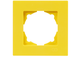 Рамка единична Eqona жълта