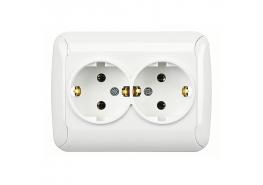 Контакт двоен Fantasy бял