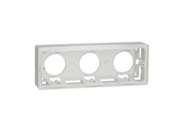 Конзола за открит монтаж Unica Studio 3 модула бяла