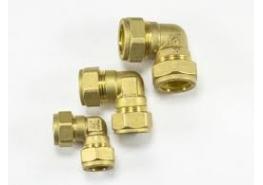 Медно коляно ф22 компресионно