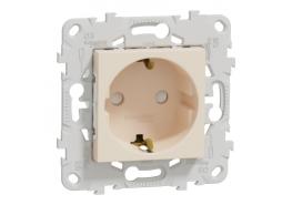 Контакт Шуко с монтажна рамка слонова кост NU503644