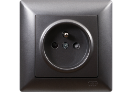 Контакт UPS Visage тъмносив