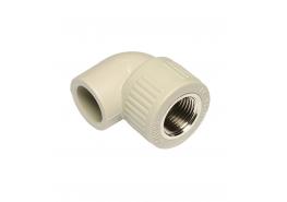 Полипропилен  коляно ф 16-1/2 с  вътрешна резба