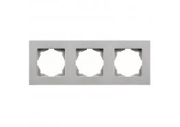 Рамка Егона тройна сива