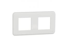 Двойна рамка Unica Pro бяла NU400418