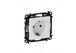 Контакт 16А с детска защита Valena Life бял