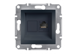 Компютърна розетка rj45 cat.5e UTP Asfora антрацит