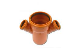 ПВЦ разклонител  ф50 х ф50 х ф50 х 45&deg;