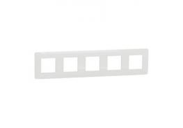 Петорна рамка Unica Studio бялo NU201018