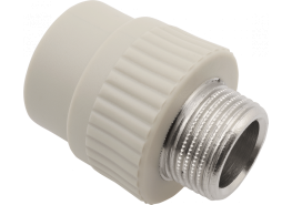 Полипропилен преход ф20-3/4"  с външа резба