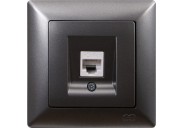 Контакт за компютър Visage тъмносив