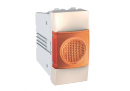 Оранжев светлинен индикатор едномодулен Unica